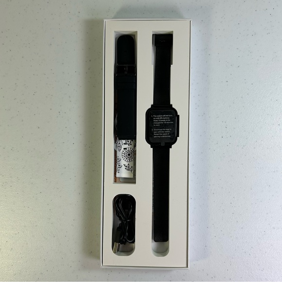 HXQHSTBG Other - HXQHSTBG 1.85" Smart Watch Bluetooth Call Fitness Tracker Heart Rate Black